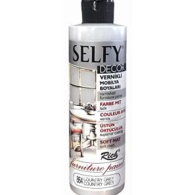 Rich Selfy Decor Vernikli Boya 864 COUNTRY GREY 240cc