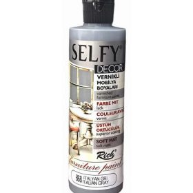 Rich Selfy Decor Vernikli Boya 868 İTALYAN GRİ 240cc