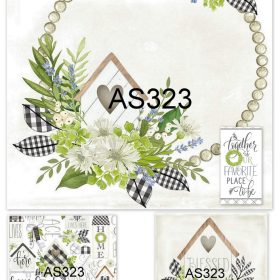 LineArt Pirinç Dekopaj Kağıdı AS323