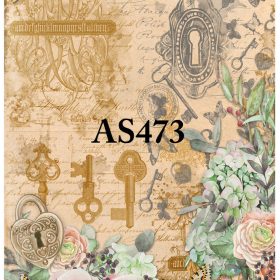 LineArt Pirinç Dekopaj Kağıdı AS473